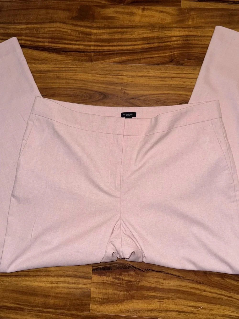 $5 Friday Ann Taylor Factory Blush Straight-Leg Pants - Picture 7 of 8